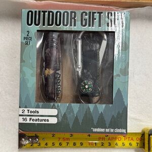 Outdoor Gift Set with Compass and Multi-Tool